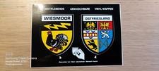 Postkarte Wiesmoor Ostfriesland Selbstklebende Aufkleber ungel_