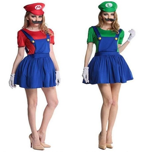 Damen kostüm super - kostüm, mario