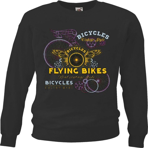 Sweatshirt bicycles vintage - sweatshirt,