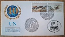 Ferphilex 1985 Nürnberg Adler Eisenbahn Sonderstempel 40 Jahre Vereinte Nationen