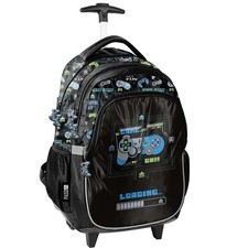 Joystick Schultrolley Schulranzen auf Rollen GAME TROLLEY RANZEN RUCKSACk