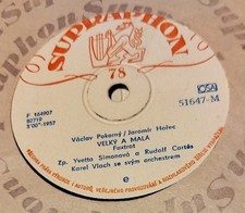KAREL VLACH ORCHESTREM SUPRAPHON SCHELLACKPLATTE