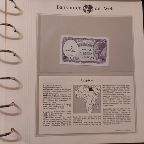 Banknoten der welt ägypten - der,
