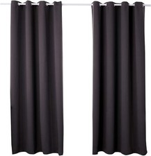 WOLTU 2x Vorhänge Blickdicht