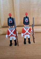 Playmobil Figuren 7675 englische Rotröcke  Soldaten Hafenwache königliche Wache