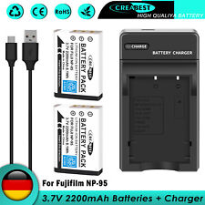 2× NP-95 Akku +Ladegerät