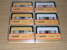 6 Musikkassetten bespielt  mit versch. Melodien  s,B.  TOP-Zustand