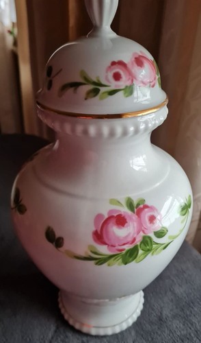 Große dekorative deckelvase - große,