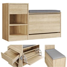 Schuhschrank mit Sitzbank