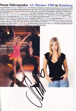 Autogramm - Susan Sideropoulos