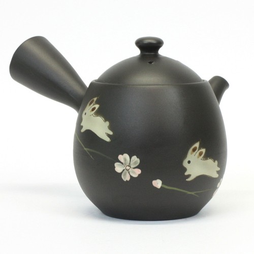 Grünteekanne kyusu usagi - kyusu,