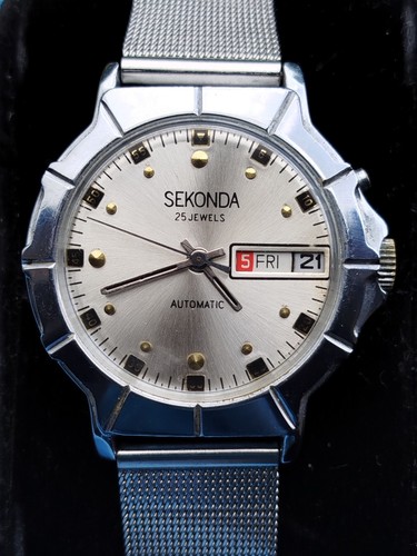 Vintage sekonda automatikuhr - sekonda,