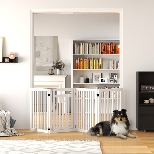 Pawhut absperrgitter hunde - absperrgitter,
