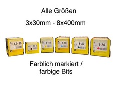 Holzschrauben Spanplattenschrauben Holzbauschrauben Torx Bits farblich markiert