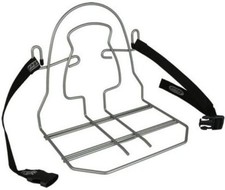 Fahrrad Gepäckträger Verbreiterung Stahl Silber --OHNE GURT--- Steco Monkey Mee