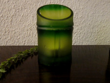 PARTYLITE Maxi -Teelichthalter Pillarkerzenhalter " Bambus " P 90661 Glas grün 2