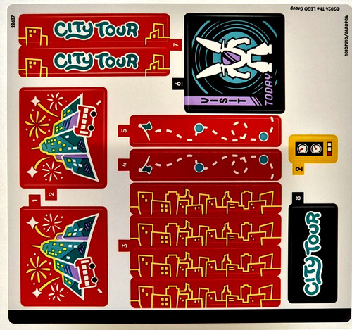 Lego sticker 60407 aufkleber - lego,