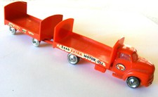 60' ESSO Lego HO Bedford Truck LKW Lastwagen Anhänger Plastik Modellauto Vers.gr