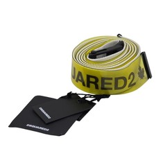 DSQUARED2 weiß & gelb Gürtel