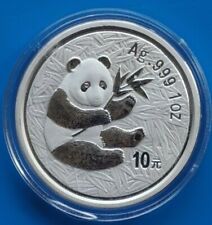 Diversen China Panda 10 Yuan 1 Unze 999 Silber  1987 Jahr  bis  2025 Jahr WWF
