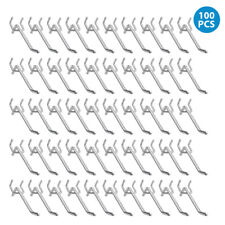 100Stk Lochwandhaken 25/32mm Metall Hacken 5/10cm für Lochwand Lochplattenhaken