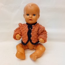 x-94250	Vintage Schildkröt Kunststoff Baby Puppe 35 L: ca. 35cm