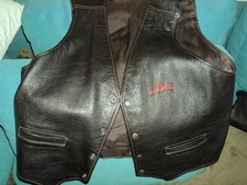 Herren echtleder weste l - echtleder, gr.l