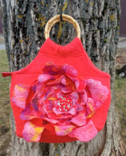 Einzigartige orange rote