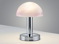 Kleine Nachttischlampen mit Glasschirm in Pilzform Jugendzimmer für Fensterbank