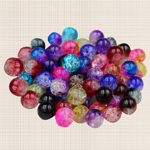 100 pcs glasperlen mischung - pcs,
