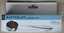 TCM Kaffeelot Messlöffel Dosierlöffel Kaffeemaß Portionierer aus Edelstahl