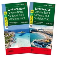 Sardinien, Straßenkarten-Set