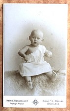 CDV Foto um 1900, Kleinkind