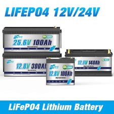 12V 24V 100Ah 200Ah 300Ah