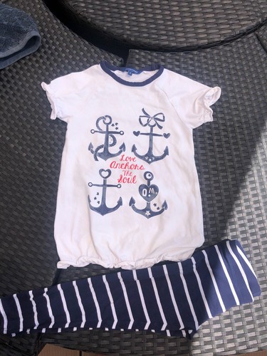 Maritimes set longshirt und - longshirt,