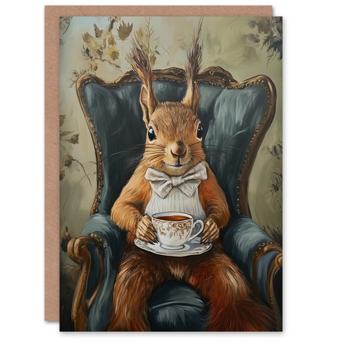 Rote eichhörnchen fliege - rote, tea
