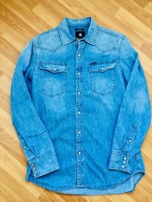 G-STAR RAW 3301  Large Jeans shirt hemd Levi's Diesel zara denim 100% cottton