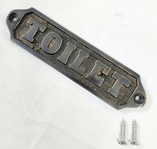 Vintage Messing WC Türschild