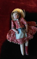 Puppe, Stoffkörper ; Kopf aus