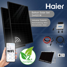 HAIER HMK1P-800D-FB Balkonkraftwerk Solar Komplett-Set WiFi RO_HMK1P800D_R
