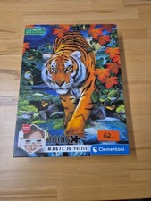 Tiger Clementoni Magic 3D Puzzle 1000 Teile mit 3D-Brille 50x69 cm 
