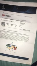 Sammler E-ticket UEFA Europa league game Eintracht Frankfurt vs Napoli  21.02.23