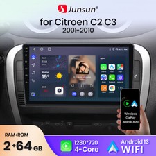 Radio Carplay für Citroen C2 C3 2002-2009 Android Bluetooth Navi RDS 64GB 