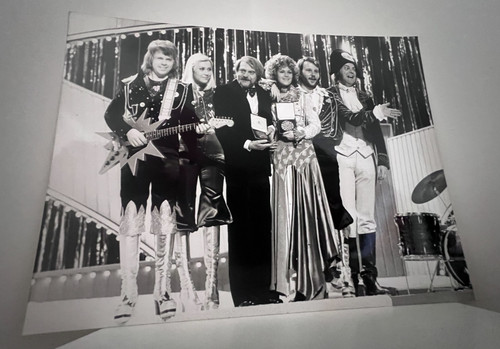 Abba vintage 5x7 w press - abba, 9.5x7