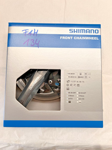 Shimano m361 kurbelgarnitur - shimano, fc-m361