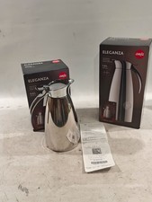2 Stück EMSA Eleganza 0,6L & 1L Edelstahl Isolierkanne Spülmaschinenfest OVP