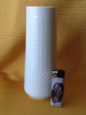 Heinrich H&C Selb Vase 1828  Porzellan weiß glazed relief porcelain annees 70`s