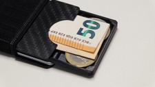 Münzfach für Slim Wallet, Geräuschreduziert für iClip, Lockcard Wallet usw.