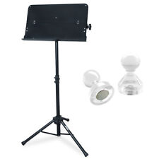 keepdrum MUS021 Orchester-Notenpult Notenständer + 2 Magnete