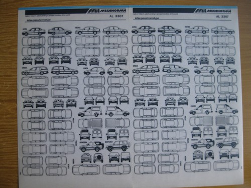 Mecanorma special cars - x,